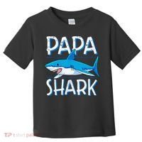 Papa Shark Family Matching Dad Daddy Jawsome Toddler T-Shirt thumb 0