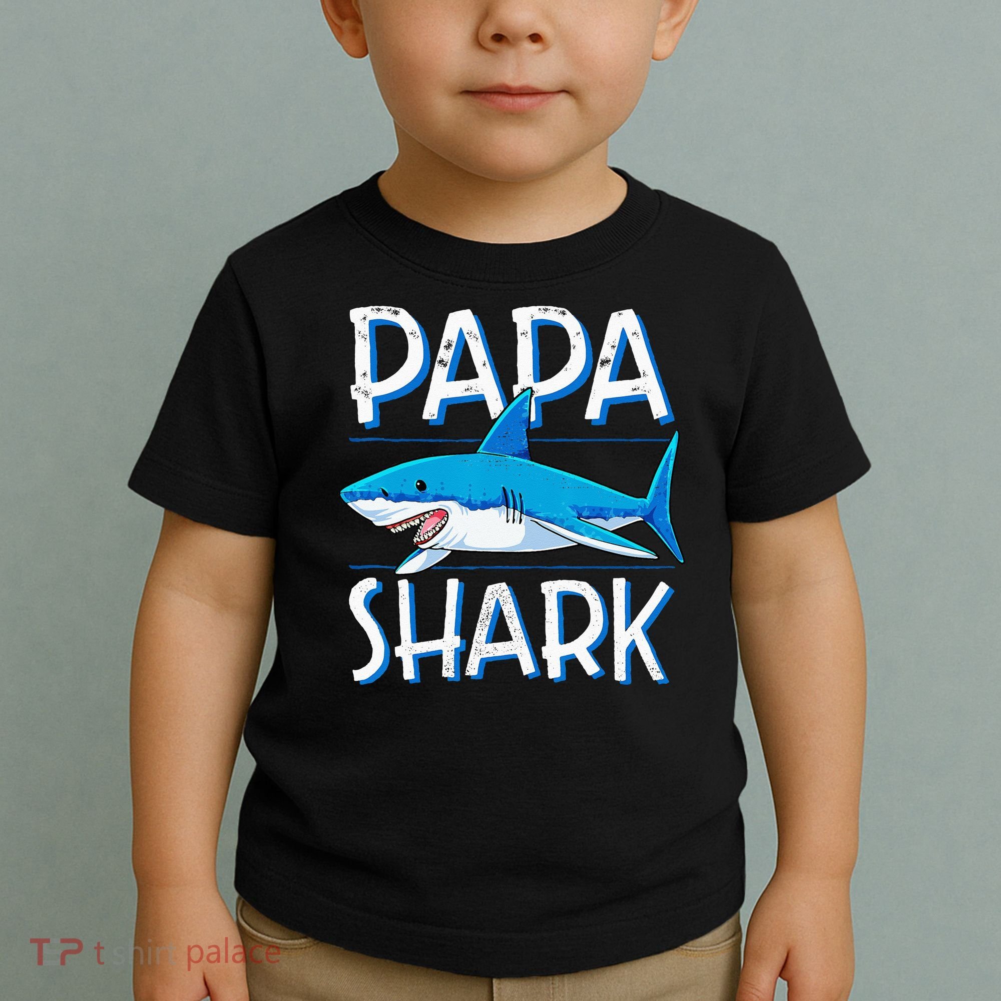 Papa Shark Family Matching Dad Daddy Jawsome Toddler T-Shirt