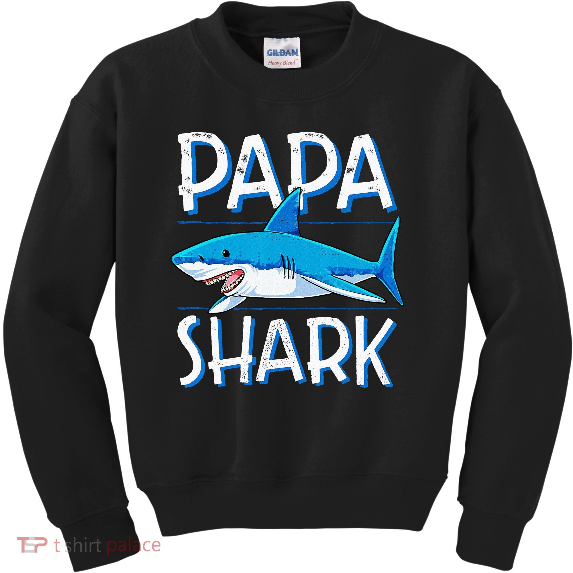 Papa Shark Family Matching Dad Daddy Jawsome Kids Sweatshirt