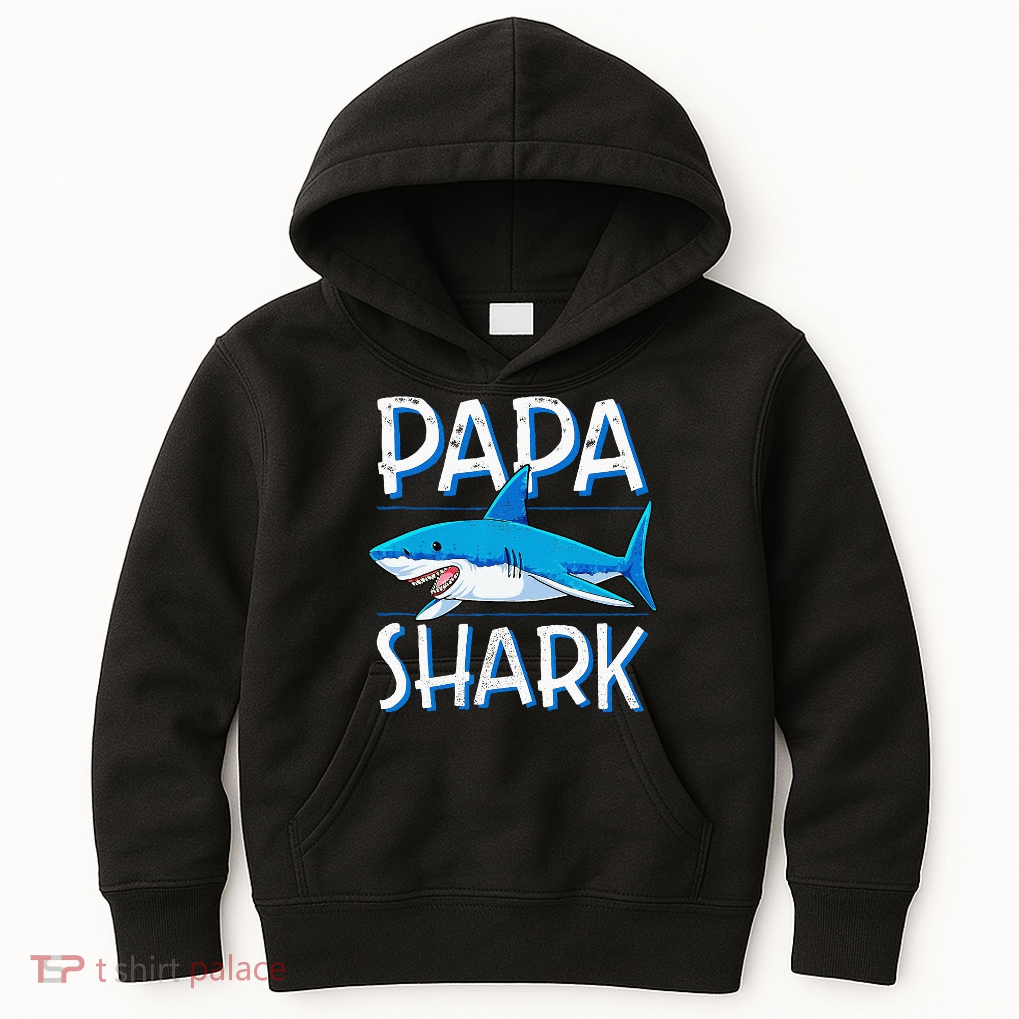 Papa Shark Family Matching Dad Daddy Jawsome Kids Hoodie