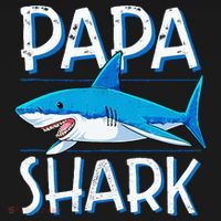 Papa Shark Family Matching Dad Daddy Jawsome Kids Long Sleeve Shirt thumb 2