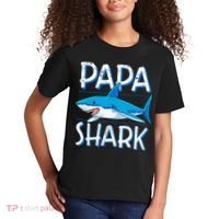 Papa Shark Family Matching Dad Daddy Jawsome Kids T-Shirt thumb 2