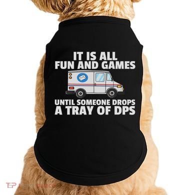 Postal Service For Mailman Us Postman Worker Doggie Tank