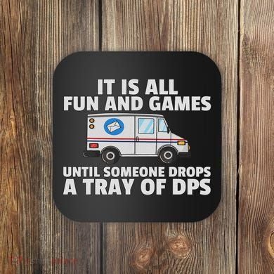 Postal Service For Mailman Us Postman Worker Coaster
