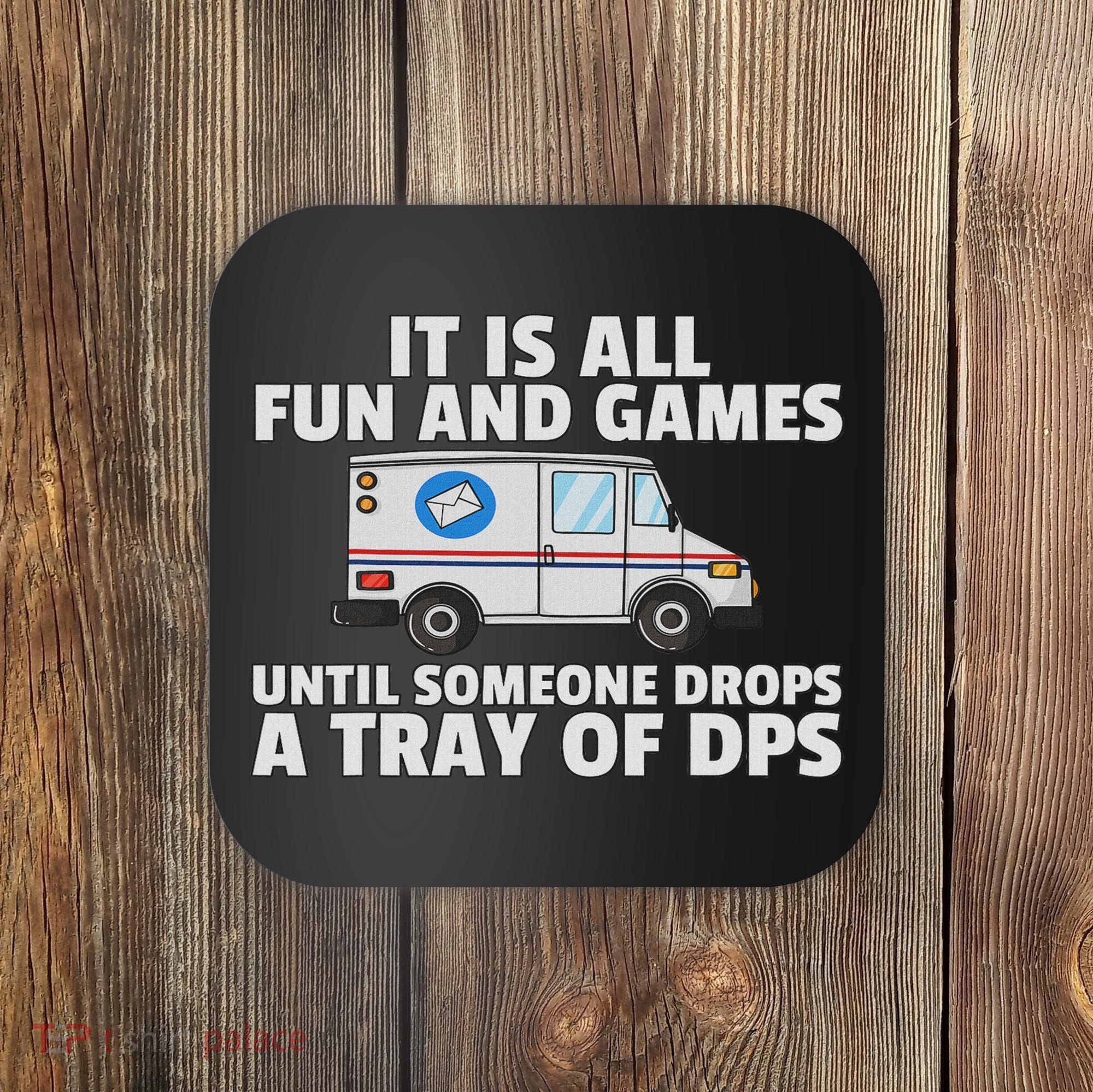 Postal Service For Mailman Us Postman Worker Coaster