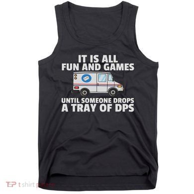 Postal Service For Mailman Us Postman Worker Tank Top