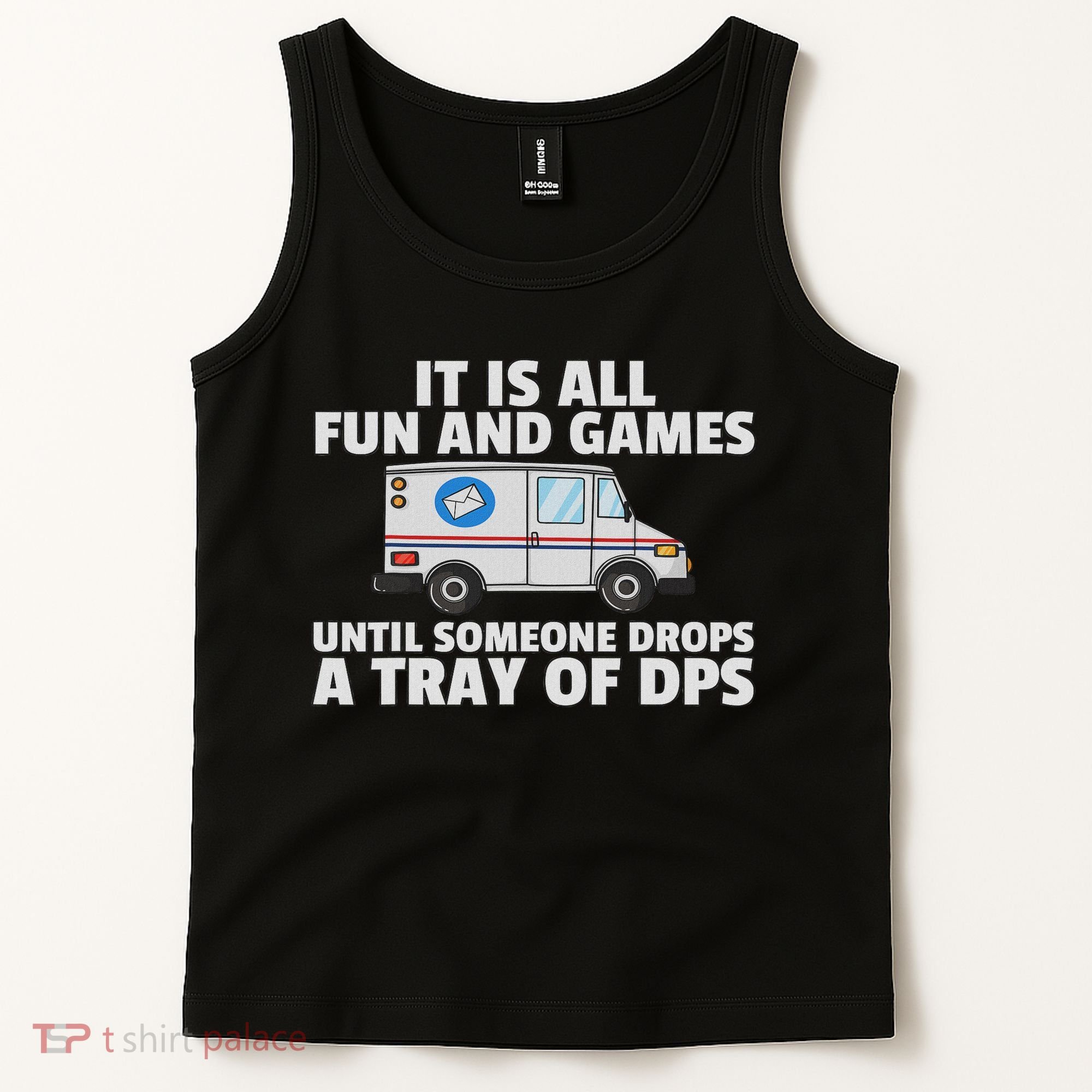 Postal Service For Mailman Us Postman Worker Tank Top