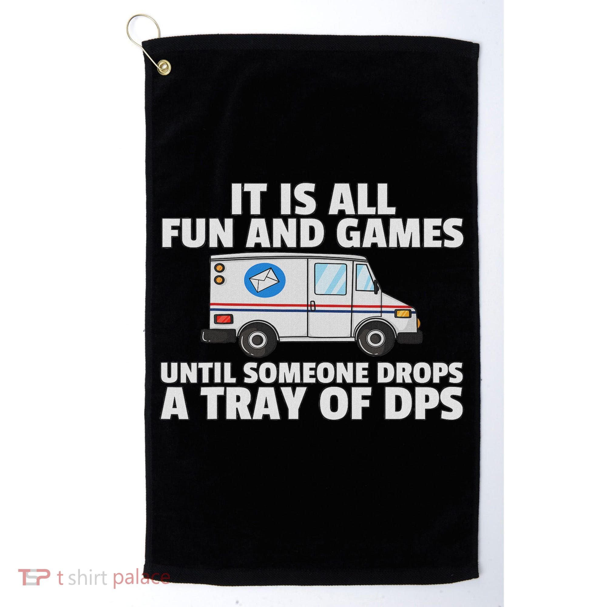 Postal Service For Mailman Us Postman Worker Golf Towel