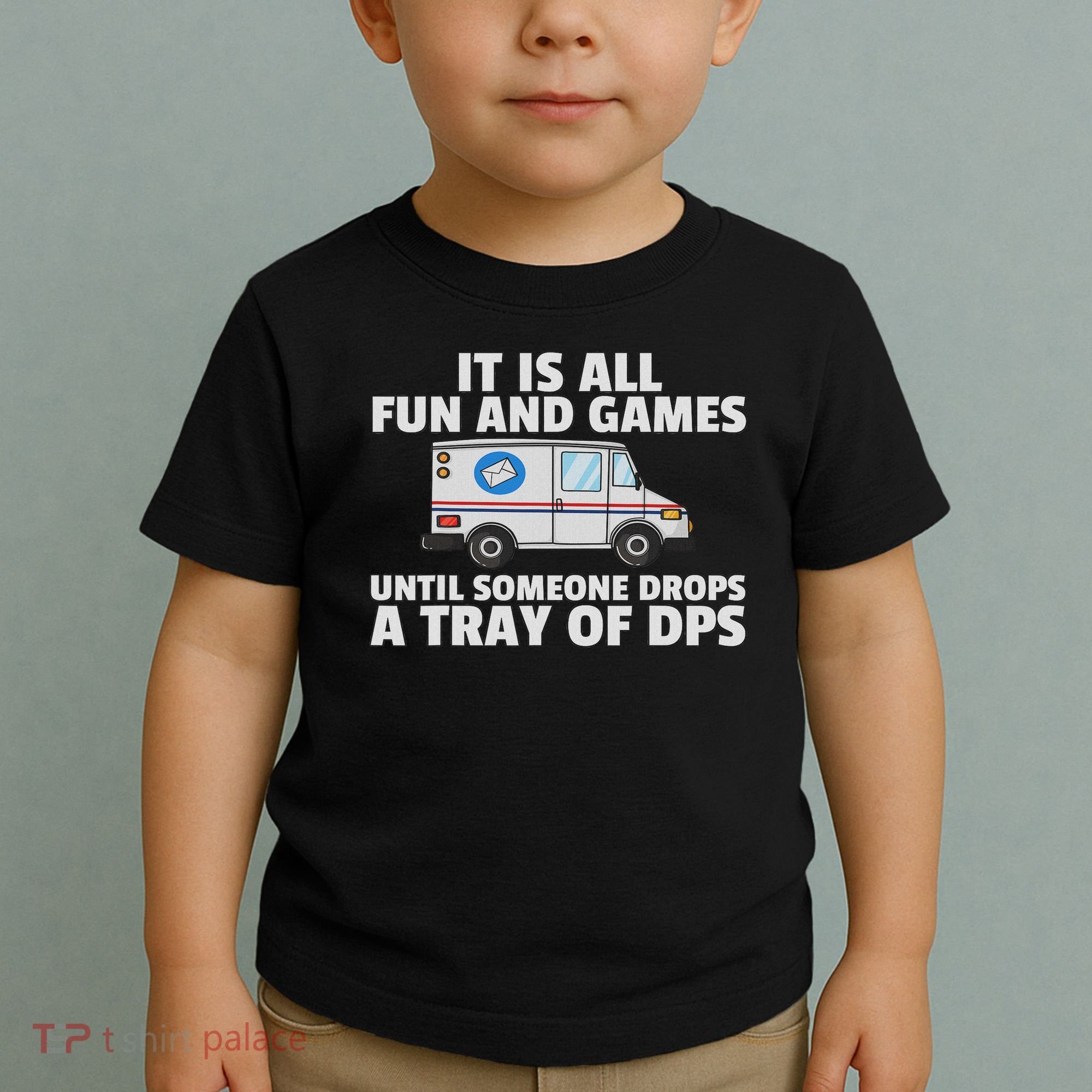 Postal Service For Mailman Us Postman Worker Toddler T-Shirt