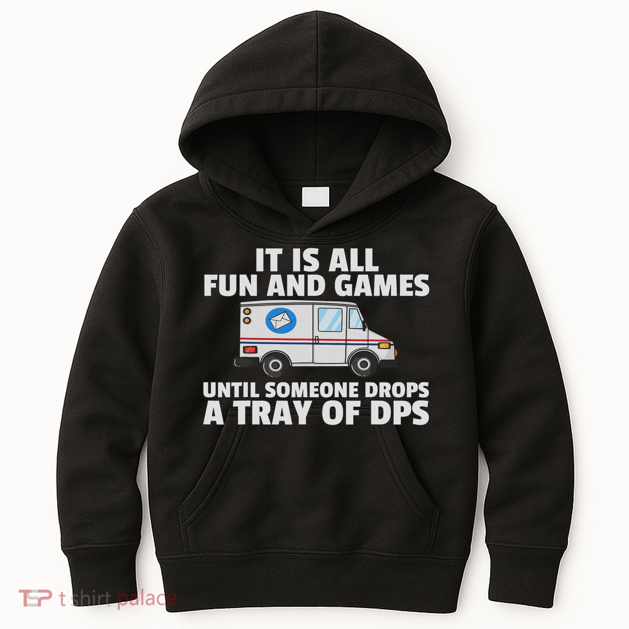 Postal Service For Mailman Us Postman Worker Kids Hoodie