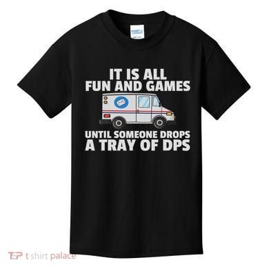 Postal Service For Mailman Us Postman Worker Kids T-Shirt