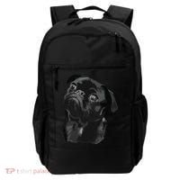 Pug Shirts For Dog Mom Dad Funny Cute Black Pug Backpack thumb 0