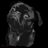 Pug Shirts For Dog Mom Dad Funny Cute Black Pug Coffee Mug thumb 5