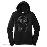 Pug Shirts For Dog Mom Dad Funny Cute Black Pug Women's Hoodie thumb 0