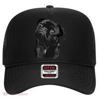 Pug Shirts For Dog Mom Dad Funny Cute Black Pug Hat thumb 0