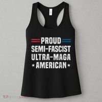 Proud Semi Fascist Ultra Maga American Funny Patriotic Women's Tank Top thumb 3
