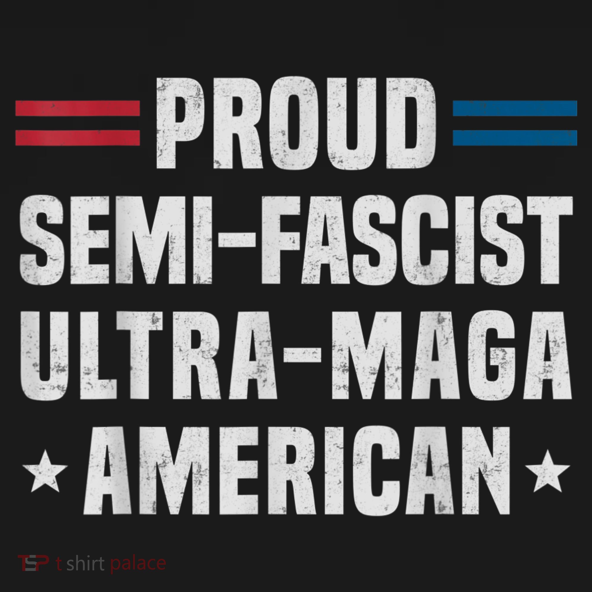 Proud Semi Fascist Ultra Maga American Funny Patriotic Women's Tank Top