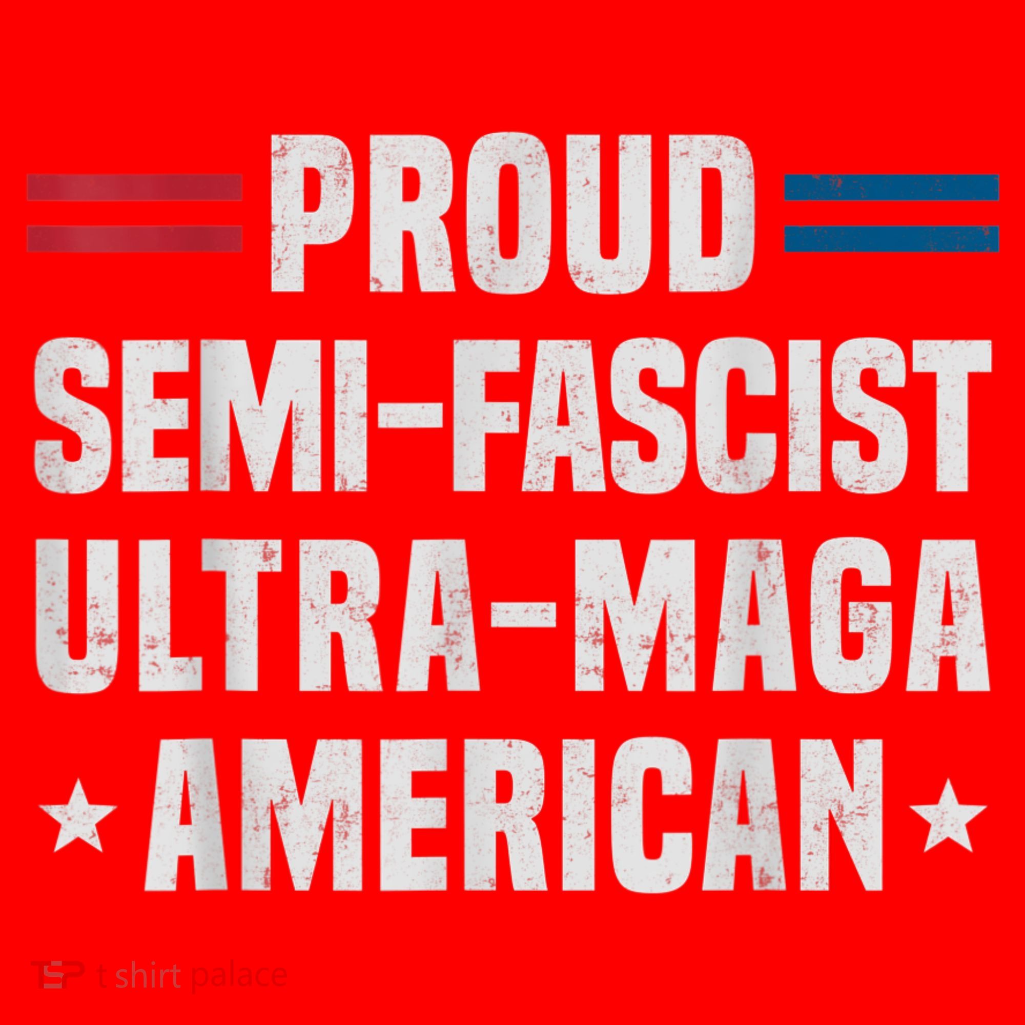 Proud Semi Fascist Ultra Maga American Funny Patriotic Santa Hat