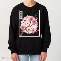 Pink Sakura Flowers japanese cherry blossom Women's Sweatshirt thumb 0