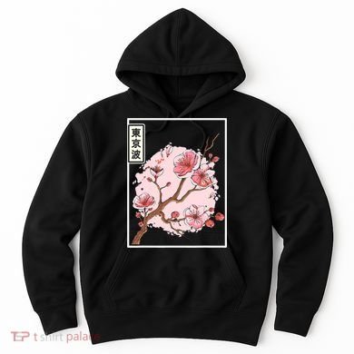 Pink Sakura Flowers japanese cherry blossom Hoodie