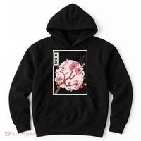 Pink Sakura Flowers japanese cherry blossom Hoodie thumb 0