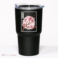 Pink Sakura Flowers japanese cherry blossom Tumbler thumb 0