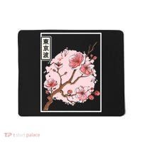 Pink Sakura Flowers japanese cherry blossom Mousepad thumb 0