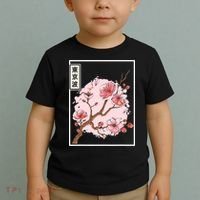 Pink Sakura Flowers japanese cherry blossom Toddler T-Shirt thumb 2
