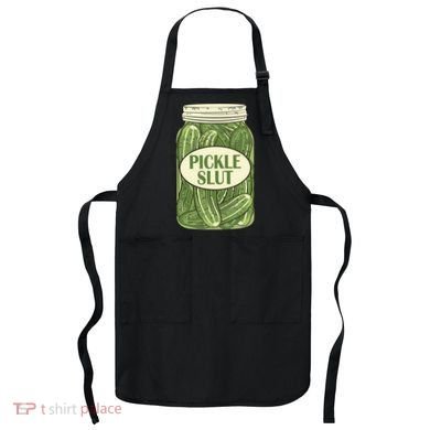 Pickle Slut Funny Apron