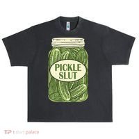 Pickle Slut Funny Urban Oversized Heavyweight T-Shirt thumb 0