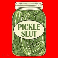 Pickle Slut Funny Santa Hat thumb 1