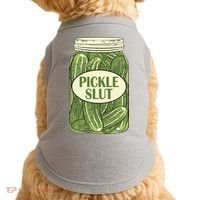 Pickle Slut Funny Doggie Tank thumb 0