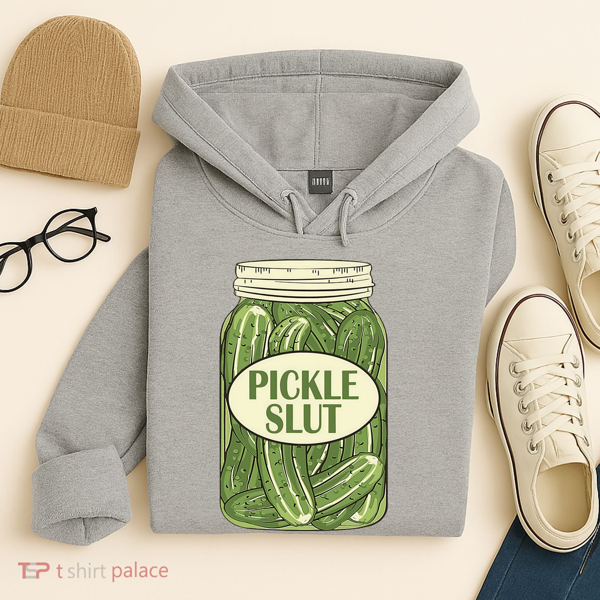 Pickle Slut Funny Hoodie