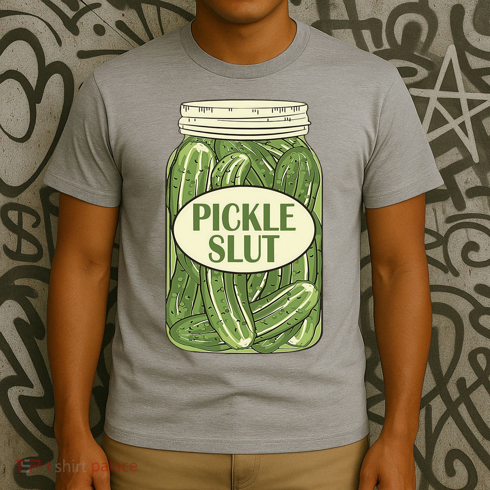 Pickle Slut Funny T-Shirt