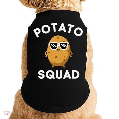 POTATO SQUAD Funny Smiling Vegetarian Matching Potato Lovers Doggie Tank