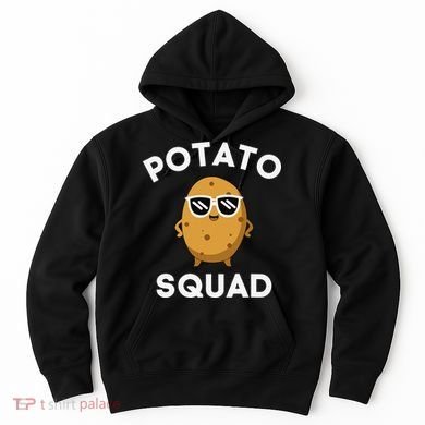 POTATO SQUAD Funny Smiling Vegetarian Matching Potato Lovers Hoodie