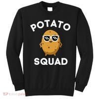 POTATO SQUAD Funny Smiling Vegetarian Matching Potato Lovers Sweatshirt thumb 0