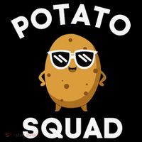 POTATO SQUAD Funny Smiling Vegetarian Matching Potato Lovers Sweatshirt thumb 3