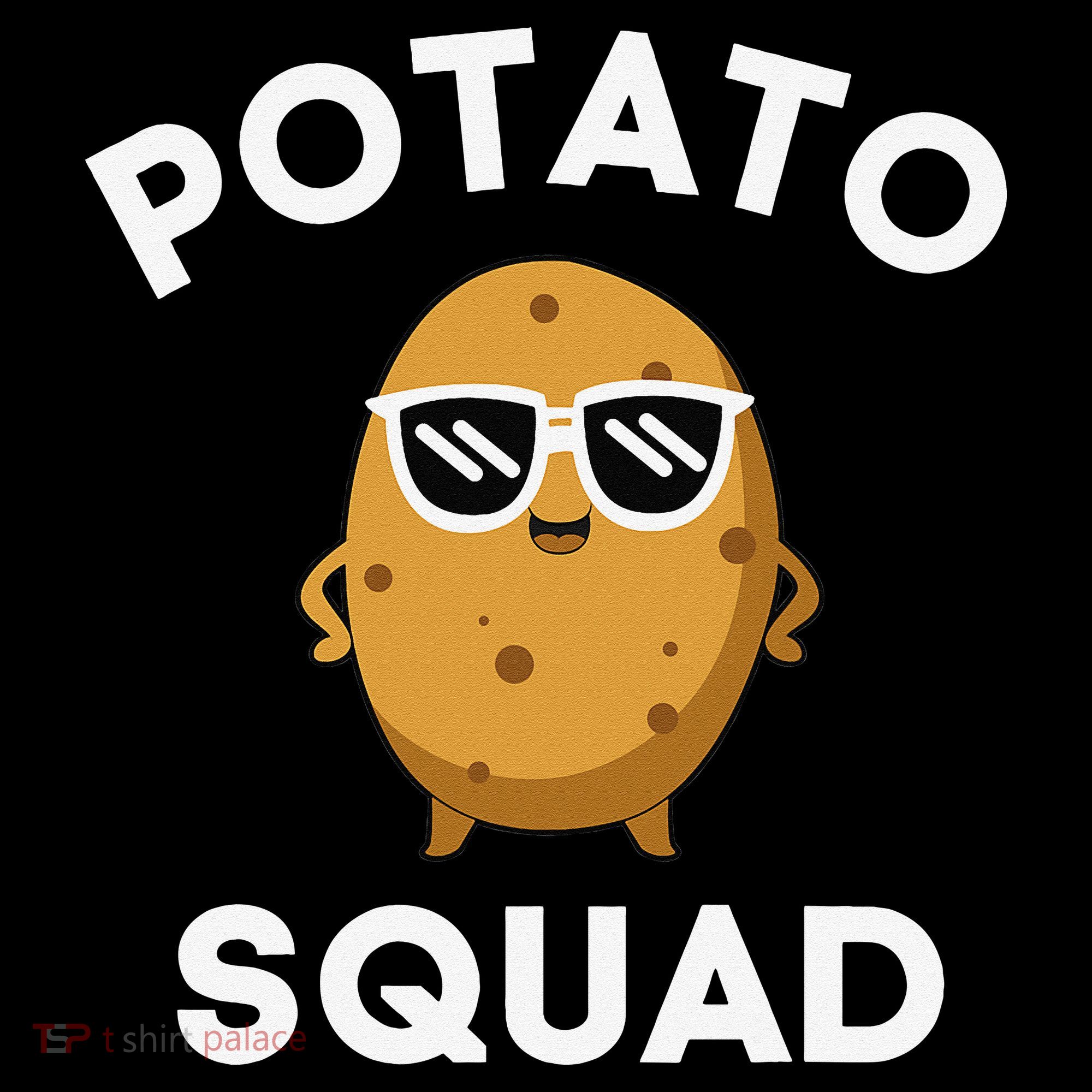 POTATO SQUAD Funny Smiling Vegetarian Matching Potato Lovers Sweatshirt