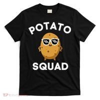 POTATO SQUAD Funny Smiling Vegetarian Matching Potato Lovers T-Shirt thumb 0