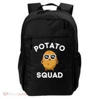 POTATO SQUAD Funny Smiling Vegetarian Matching Potato Lovers Backpack thumb 0