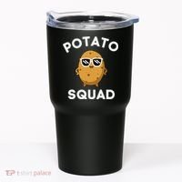POTATO SQUAD Funny Smiling Vegetarian Matching Potato Lovers Tumbler thumb 0
