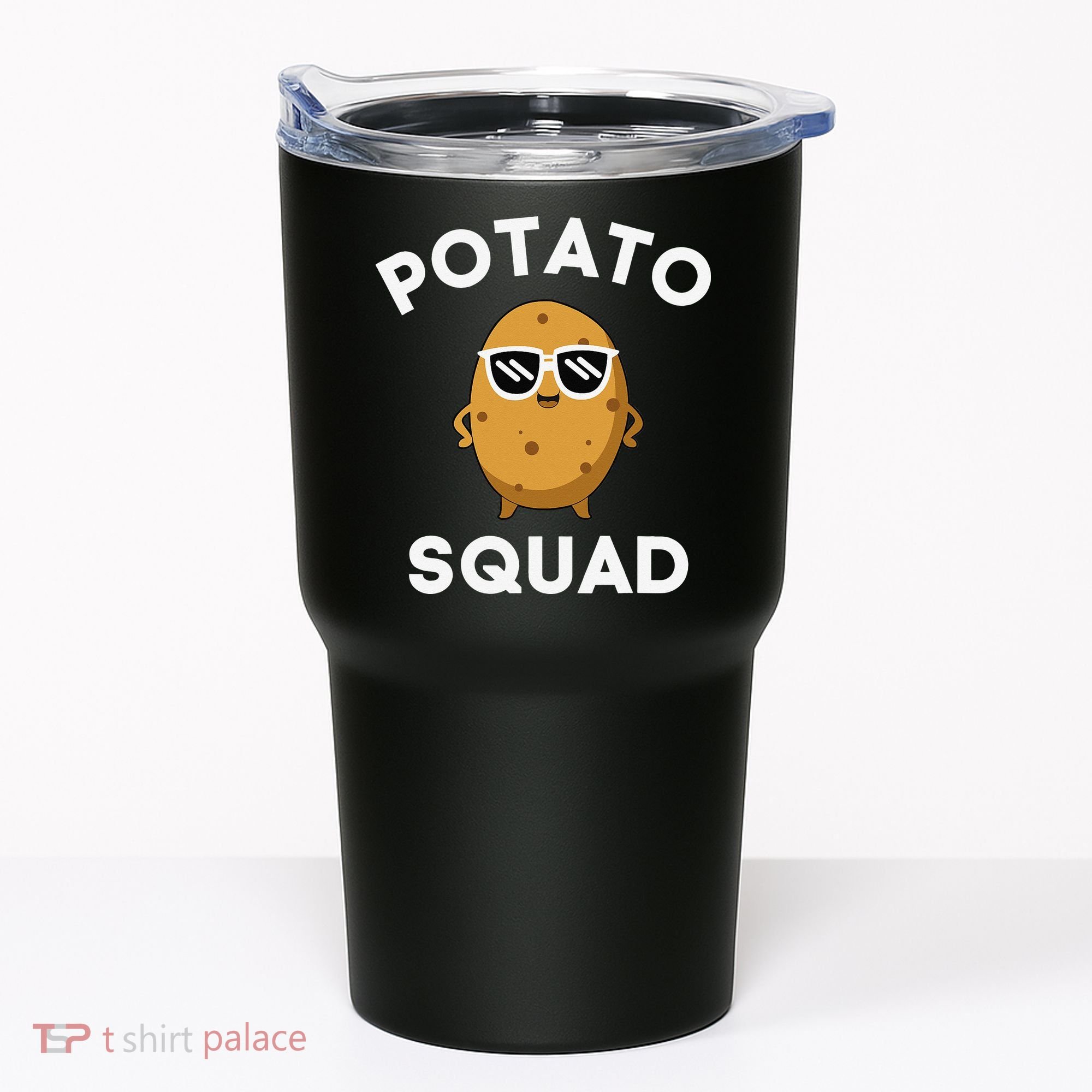 POTATO SQUAD Funny Smiling Vegetarian Matching Potato Lovers Tumbler