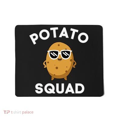 POTATO SQUAD Funny Smiling Vegetarian Matching Potato Lovers Mousepad