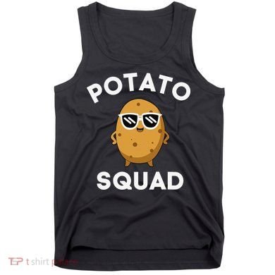 POTATO SQUAD Funny Smiling Vegetarian Matching Potato Lovers Tank Top