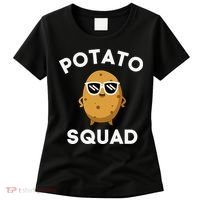POTATO SQUAD Funny Smiling Vegetarian Matching Potato Lovers Women's T-Shirt thumb 0