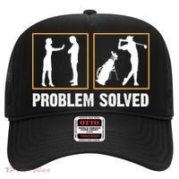 Problem Solved Funny Golfers Gift For Him Hat thumb 0
