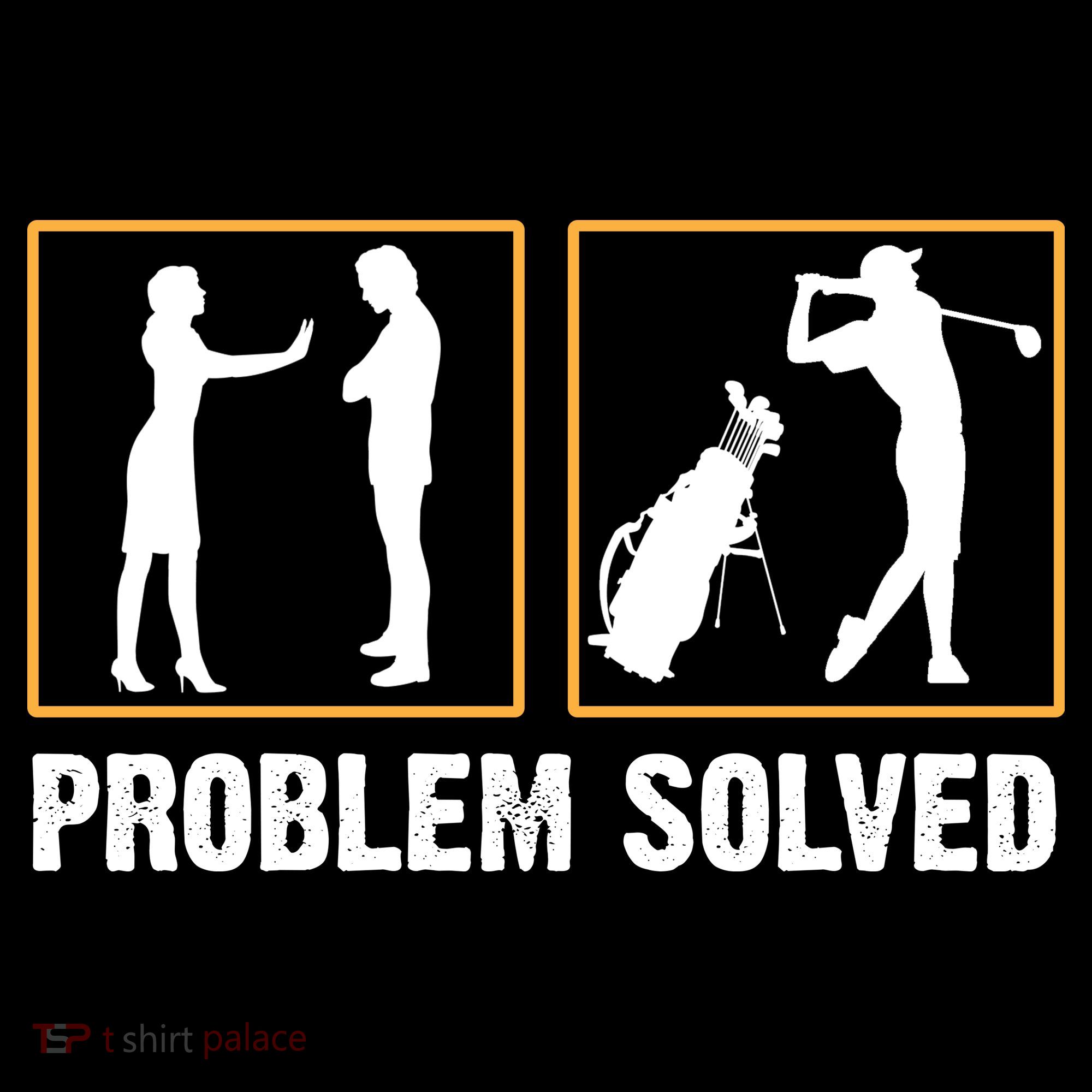 Problem Solved Funny Golfers Gift For Him Visor