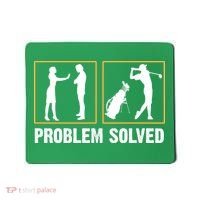 Problem Solved Funny Golfers Gift For Him Mousepad thumb 0