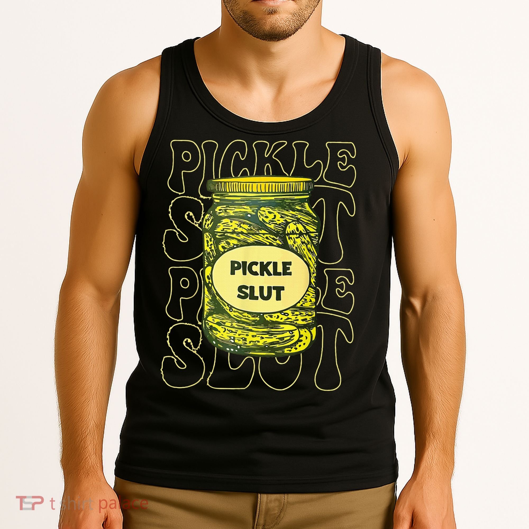 Pickle Slut Funny Pickle Slut Who Loves Pickles Tank Top